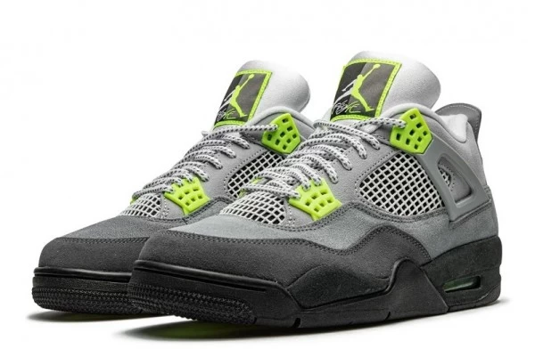 Air Jordan 4 Retro 95 Neon Sneakers Reps - CT5342-007 | buy reps sneakers website