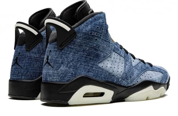 Air Jordan 6 Retro Washed Denim Sneakers Reps - CT5350-401 | best replica sneaker sites