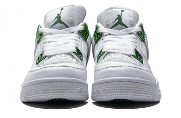 Air Jordan 4 Retro Metallic Green Sneakers Reps - CT8527-113 | buy reps ret sneakers website