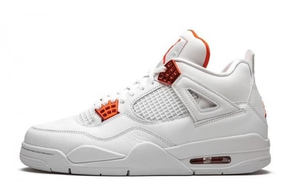 Air Jordan 4 Retro Metallic Orange Sneakers Reps - CT8527-118 | good reps for shoes