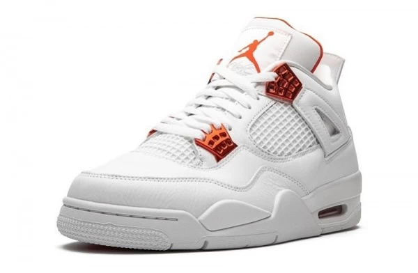 Air Jordan 4 Retro Metallic Orange Sneakers Reps - CT8527-118 | good reps for shoes