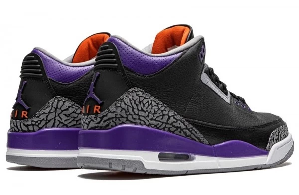 Air Jordan 3 Retro Black Court Purple Sneakers Reps - CT8532-050 | sneaker rep websites