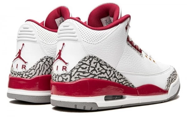 Air Jordan 3 Retro Cardinal Red Sneakers Reps - CT8532-126 | best replica sneaker sites