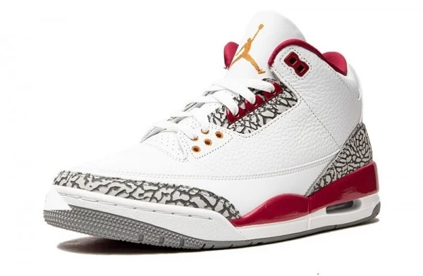 Air Jordan 3 Retro Cardinal Red Sneakers Reps - CT8532-126 | best replica sneaker sites