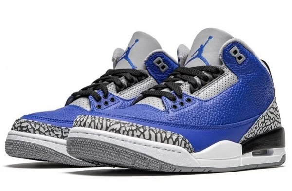 Air Jordan 3 Retro Varsity Royal Cement Sneakers Reps - CT8532-400 | ret sneakers