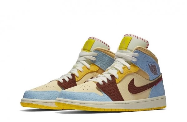 Air Jordan 1 Mid Pale Vanilla Sneakers Reps - CU2803-200 | best replica sneaker ret sites