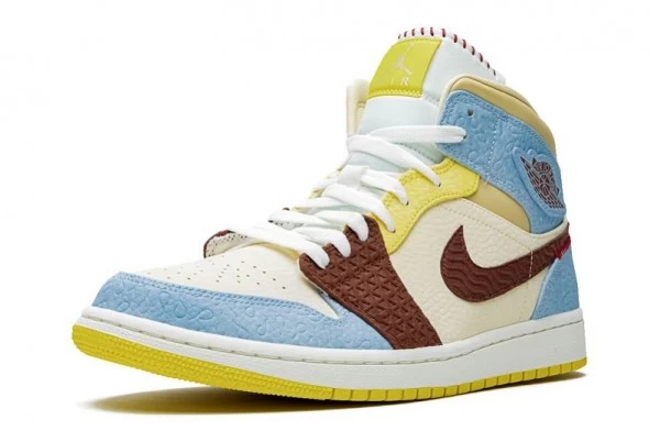 Air Jordan 1 Mid Pale Vanilla Sneakers Reps - CU2803-200 | best replica sneaker ret sites