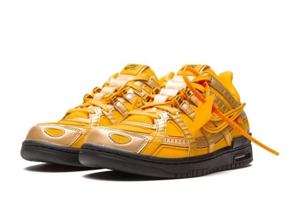 Off-White × Air Rubber Dunk University Gold - CU6015-700 | Sneaker Rep Ret Websites