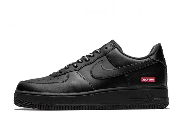 Supreme x Air Force 1 Low Box Logo Black - CU9225-001 | sneaker rep ret websites