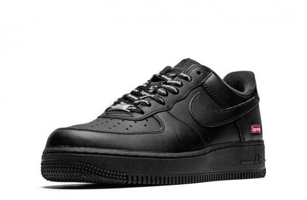 Supreme x Air Force 1 Low Box Logo Black - CU9225-001 | sneaker rep ret websites