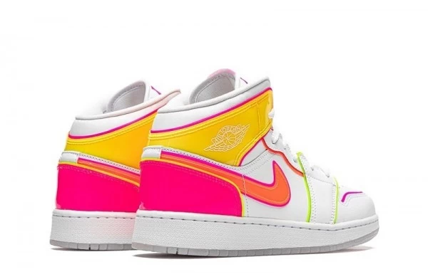 Air Jordan 1 Mid Edge Glow Sneakers Reps - CV4611-100 | buy reps sneakers website
