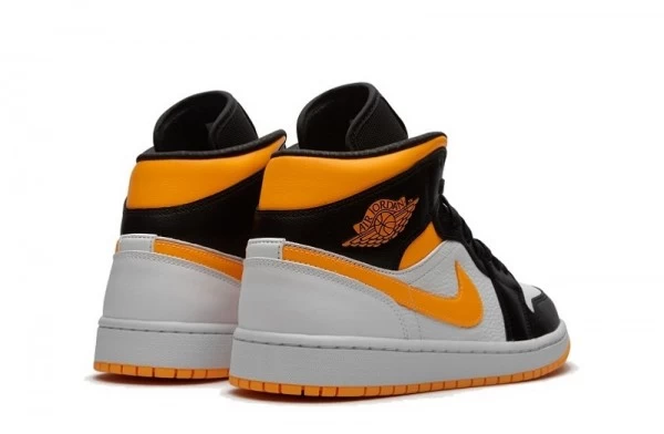 Air Jordan 1 Mid Laser Orange Black Sneakers Reps - CV5276-107 | ret sneakers