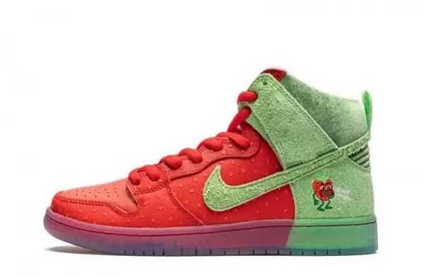 SB Dunk High Strawberry Cough Sneakers Reps - CW7093-600 | best replica sneaker sites