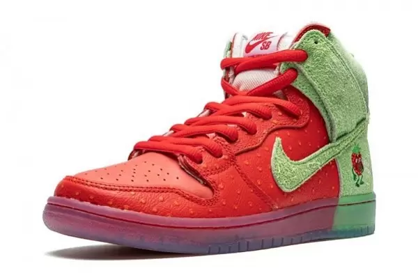 SB Dunk High Strawberry Cough Sneakers Reps - CW7093-600 | best replica sneaker sites