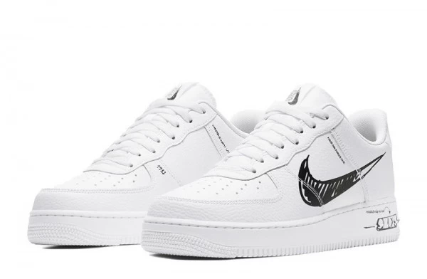 Air Force 1 Low Sketch White Black - CW7581-101 | best replica ret sneaker sites