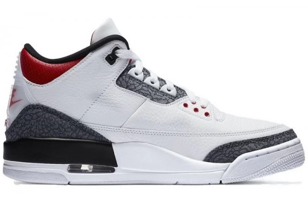 Air Jordan 3 Retro Fire Red Denim Sneakers Reps - CZ6431-100 | sneaker rep websites