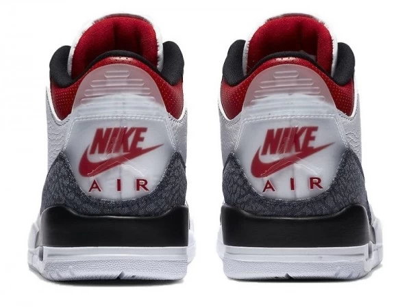 Air Jordan 3 Retro Fire Red Denim Sneakers Reps - CZ6431-100 | sneaker rep websites