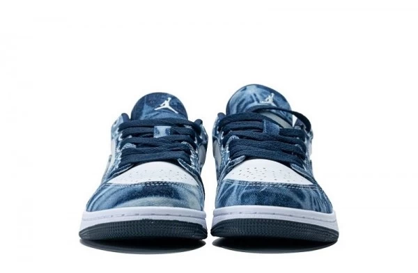Air Jordan 1 Low Washed Denim Sneakers Reps - CZ8455-100 | sneaker rep ret websites