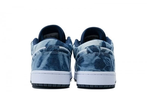 Air Jordan 1 Low Washed Denim Sneakers Reps - CZ8455-100 | sneaker rep ret websites