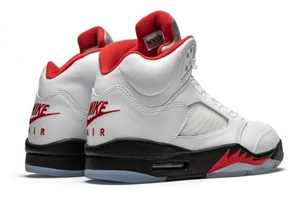 Air Jordan 5 Retro Fire Red Silver Tongue Sneakers Reps - DA1911-102 | best replica sneaker sites