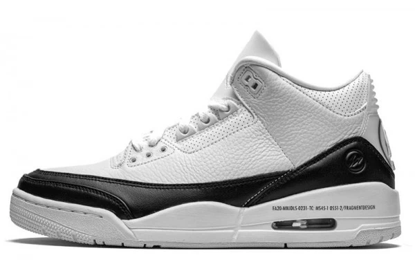 Air Jordan 3 Retro Fragment White Black Sneakers Reps - DA3595-100 | sneaker rep websites