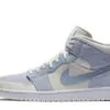 Air Jordan 1 Mid Mixed Textures Blue Sneakers Reps - DA4666-100 | sneaker rep websites