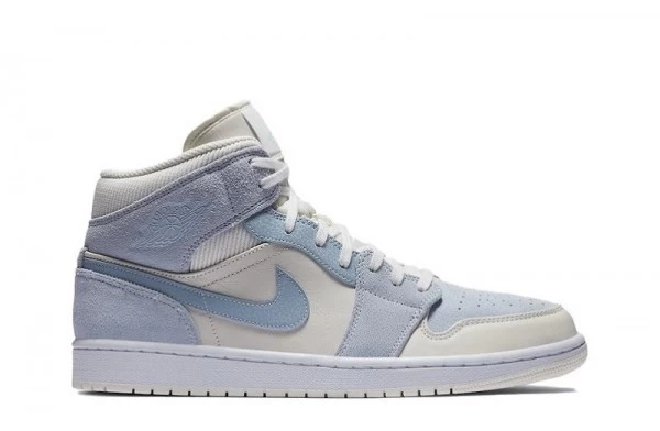Air Jordan 1 Mid Mixed Textures Blue Sneakers Reps - DA4666-100 | sneaker rep websites