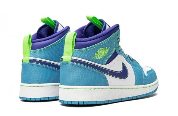 Air Jordan 1 Mid Sprite Blue Sneakers Reps - DA8010-400 | sneaker rep websites,best replica sneaker sites