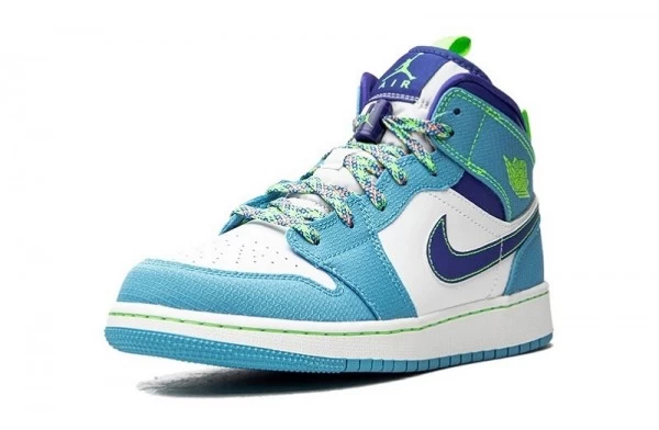 Air Jordan 1 Mid Sprite Blue Sneakers Reps - DA8010-400 | sneaker rep websites,best replica sneaker sites
