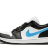 Air Jordan 1 Low Black University Blue Sneakers Reps - DC0774-041 | ret sneakers sneaker rep websites