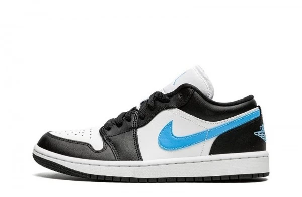 Air Jordan 1 Low Black University Blue Sneakers Reps - DC0774-041 | ret sneakers sneaker rep websites