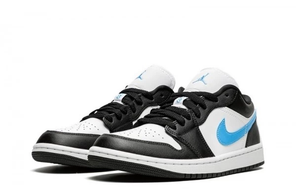Air Jordan 1 Low Black University Blue Sneakers Reps - DC0774-041 | ret sneakers sneaker rep websites