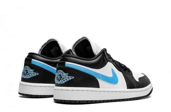 Air Jordan 1 Low Black University Blue Sneakers Reps - DC0774-041 | ret sneakers sneaker rep websites