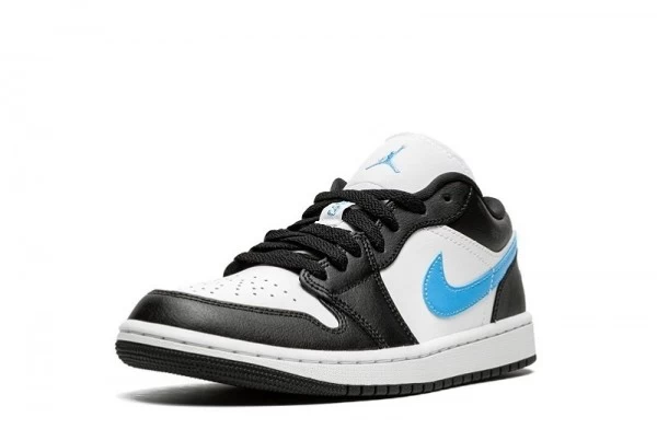 Air Jordan 1 Low Black University Blue Sneakers Reps - DC0774-041 | ret sneakers sneaker rep websites