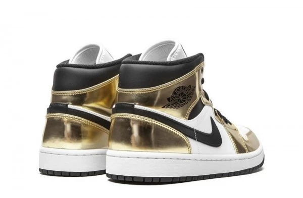 Air Jordan 1 Mid Metallic Gold Sneakers Reps - DC1419-700 | good reps ret for shoes
