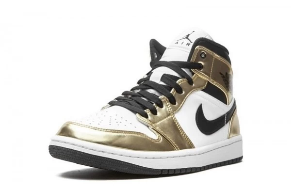 Air Jordan 1 Mid Metallic Gold Sneakers Reps - DC1419-700 | good reps ret for shoes