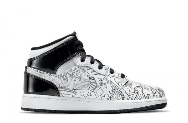 Air Jordan 1 Mid DIY Sneakers Reps - DC4099-100 | buy reps sneakers website