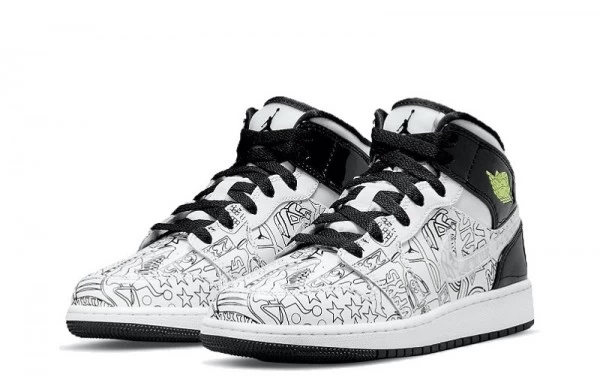 Air Jordan 1 Mid DIY Sneakers Reps - DC4099-100 | buy reps sneakers website