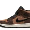 Air Jordan 1 Mid Dark Chocolate Earth Tone Sneakers Reps - DC7294-200 | ret sneakers