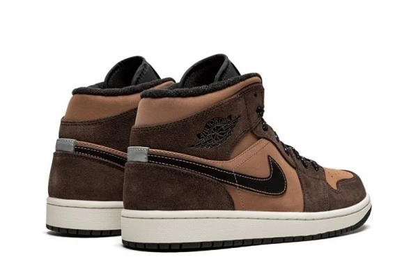 Air Jordan 1 Mid Dark Chocolate Earth Tone Sneakers Reps - DC7294-200 | ret sneakers