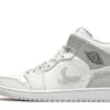 Air Jordan 1 Mid Grey Camo Sneakers Reps - DC9035-100 | good reps for shoes ret