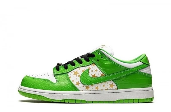 Supreme x SB Dunk Low Stars Mean Green - DH3228-101 | Buy Reps Ret Sneakers Website