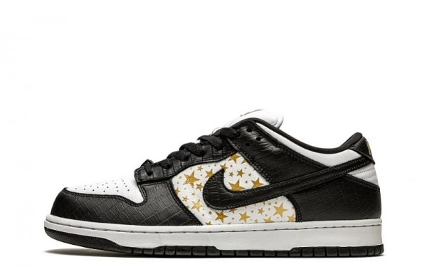 Supreme x SB Dunk Low Stars Metallic Gold - DH3228-102 | Best Replica Ret Sneaker Sites