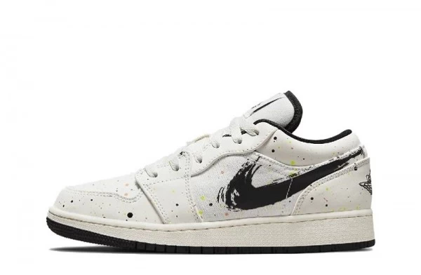 Air Jordan 1 Low Paint Splatter Sneakers Reps - DH3295-100 | sneaker rep ret websites