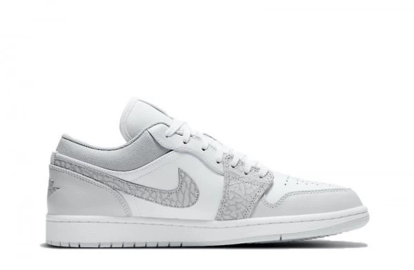 Air Jordan 1 Low Smoke Grey Elephant Print Sneakers Reps - DH4269-100 | ret sneakers