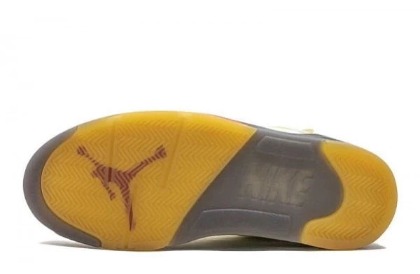 Off White X Air Jordan 5 Retro OFF-WHITE Sail Sneakers Reps - DH8565-100 | sneaker rep websites