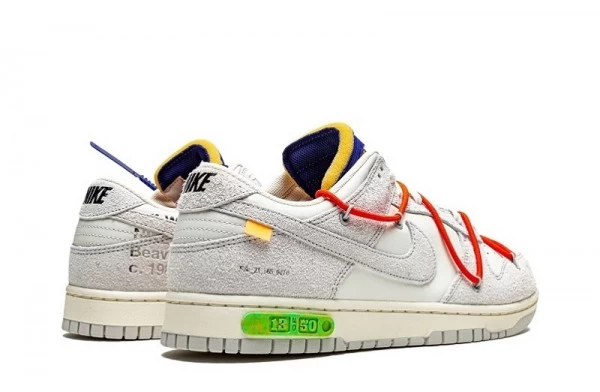 "Off-White x Nike SB Dunk Low Lot 13" - Image 3