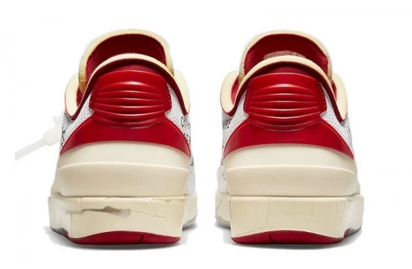 Off-White x Air Jordan 2 Retro Low SP White Varsity Red Sneakers Reps - DJ4375-106 | sneaker rep websites