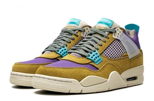 Union LA x Air Jordan 4 Retro 30th Anniversary Desert Moss Sneakers Reps - DJ5718-300 | good reps for shoes
