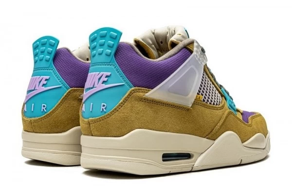 Union LA x Air Jordan 4 Retro 30th Anniversary Desert Moss Sneakers Reps - DJ5718-300 | good reps for shoes